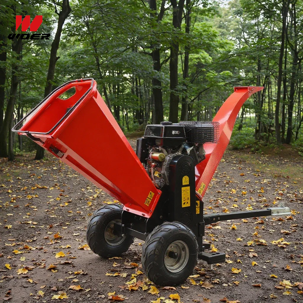 Industrial Pto Wood Drum Chipper Crusher Machine 15hp Diesel