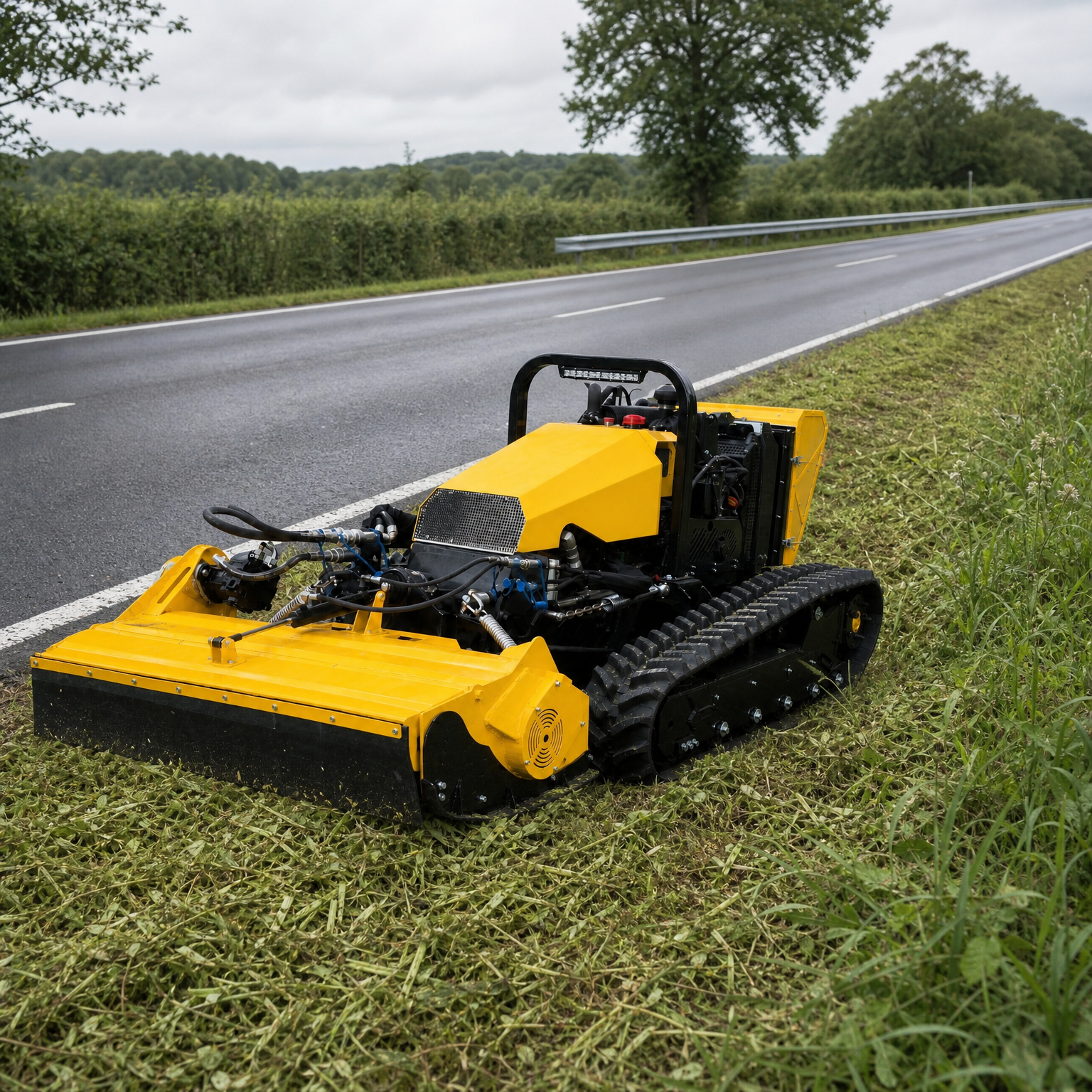 VOER Mow 55° Banks Remotely –  T40S Remote Slope Mower, 53.15 in. Cut