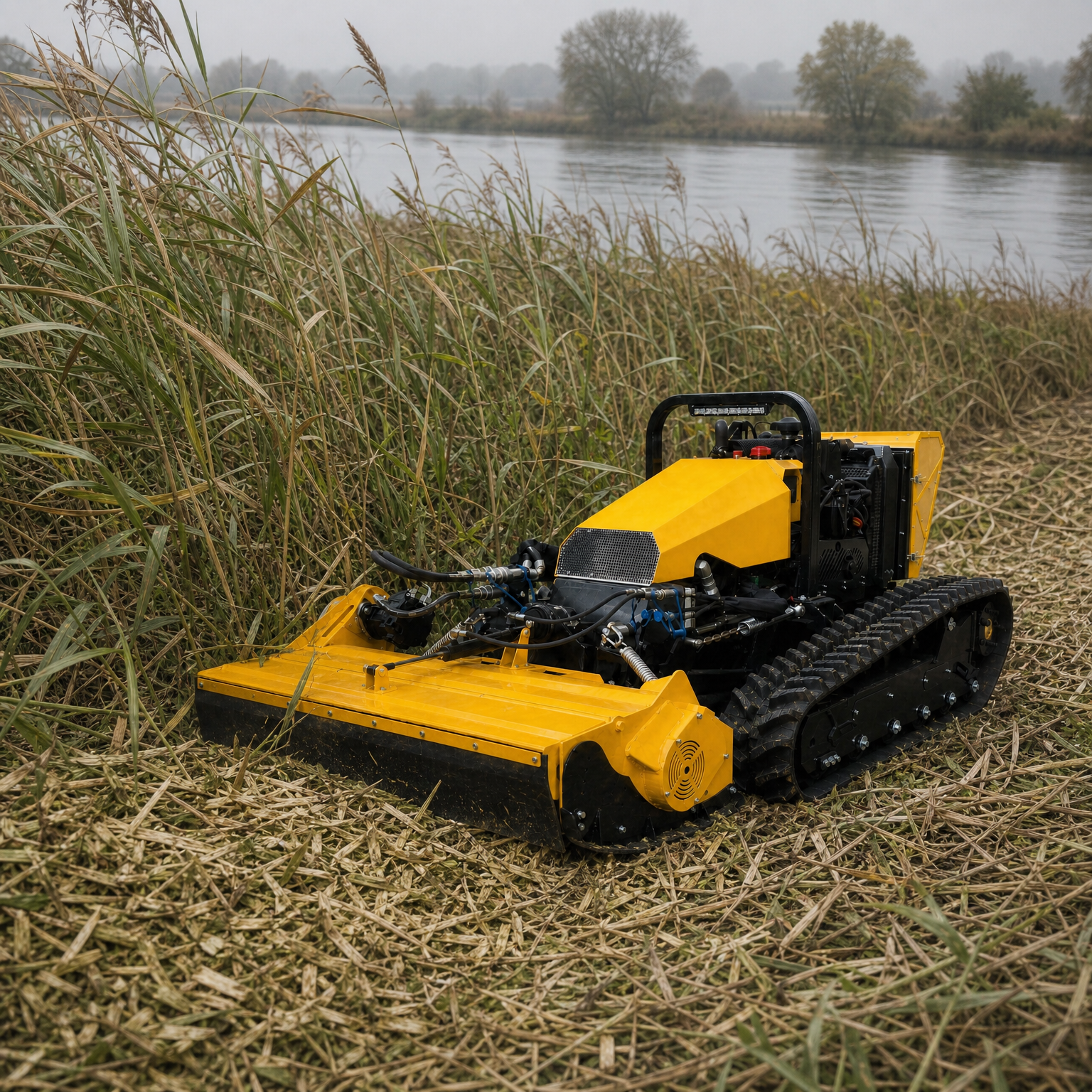 VOER T40S Remote Slope Mower — 1,350 mm Cut, 55° Climb