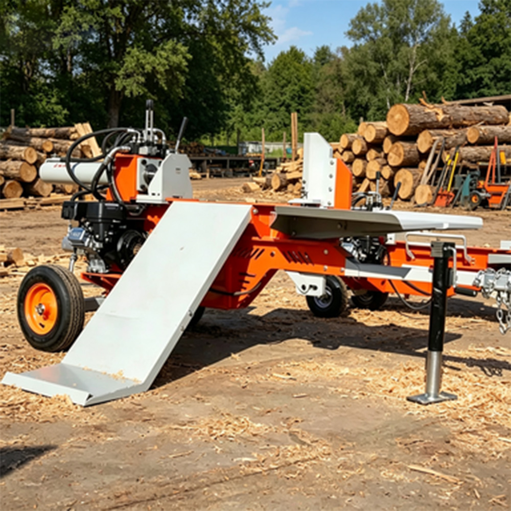 35 Ton Hydraulic Log Splitter For Firewood Producers And Forestry Contractors