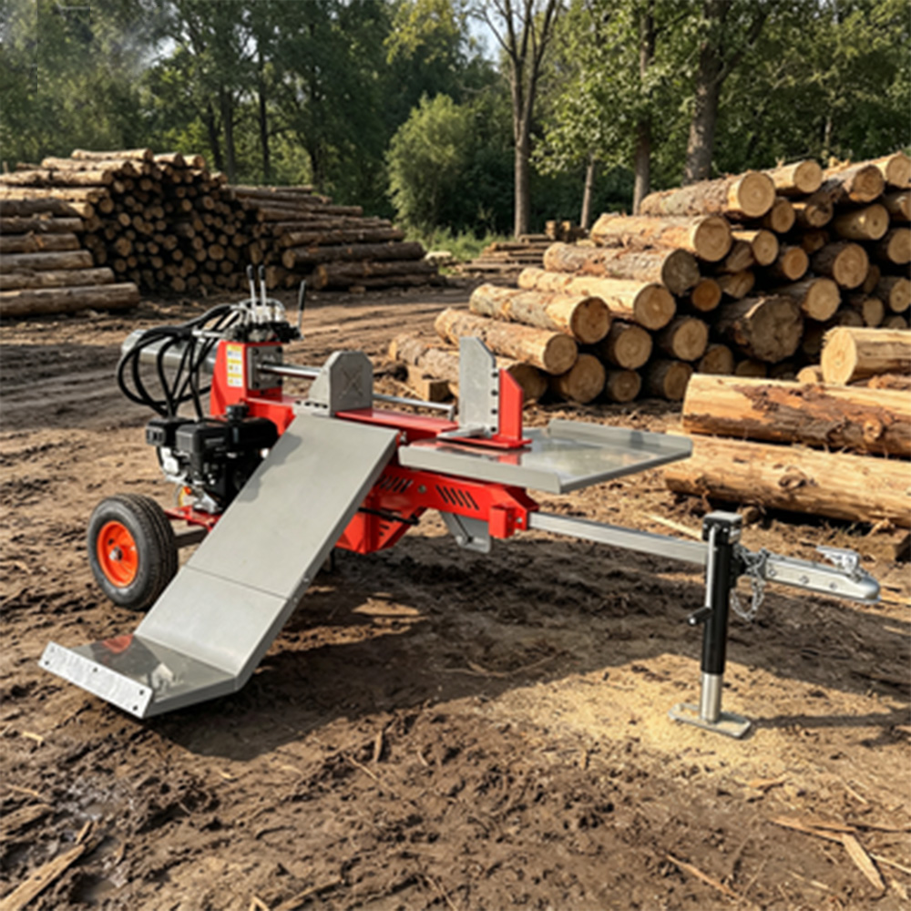 35 Ton Hydraulic Log Splitter With 2/4/6-Way Wedge And 730 mm Split Length
