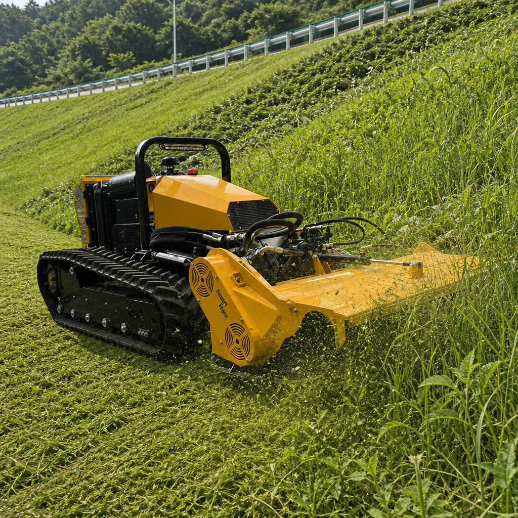 Slope Mower For Embankments, Reservoir Banks And Roadside Verges