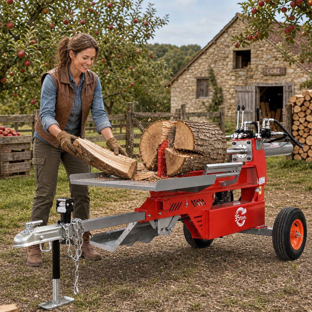VOER VOL-35T 35-Ton Hydraulic Log Splitter: Features, Use Cases, and Winter Firewood Guide VOER VOL-35T 35-Ton Hydraulic Log Splitter: Features, Use Cases, and Winter Firewood Guide