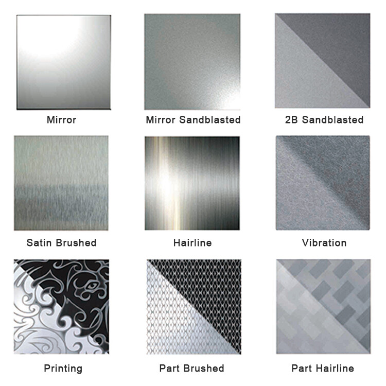 Silver Stainless Steel Decorative Panels