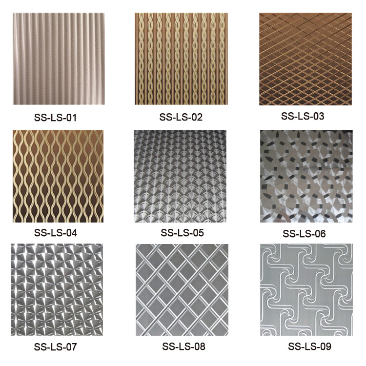 Laser-Etched Stainless Steel Decorative Panels