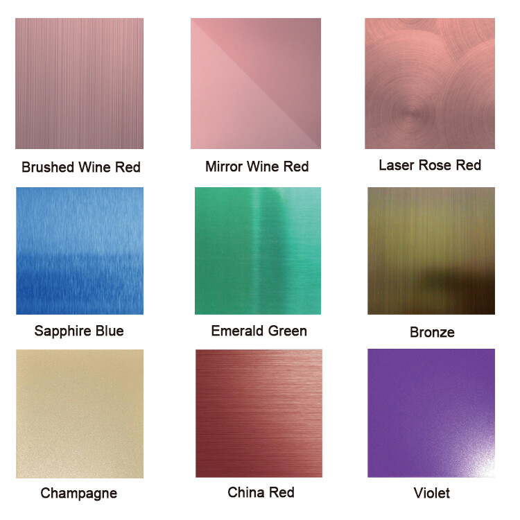 Premium Colored Stainless Steel Decorative Sheets