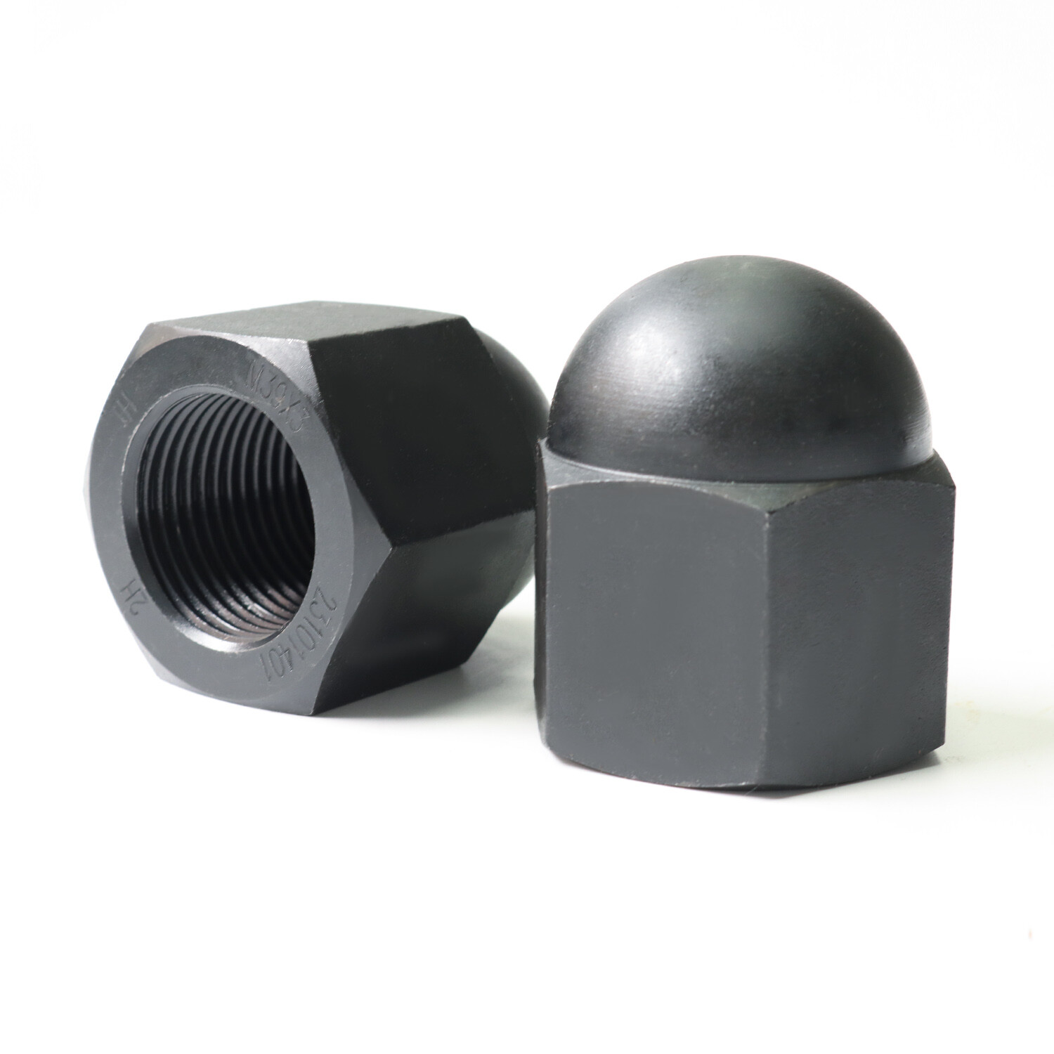 Ball Cap Nut, Black, Phosphated