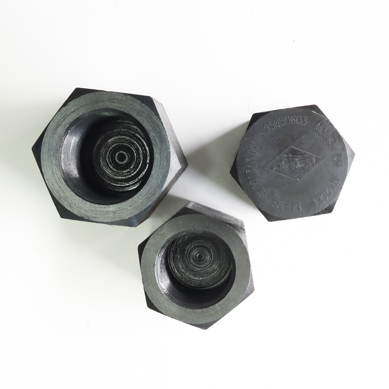 Metric Cap Nuts, Black, Phosphated