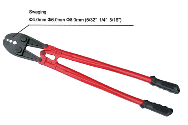 Max Φ9mm Swaging Terminals Crimping Tools HL-800H36