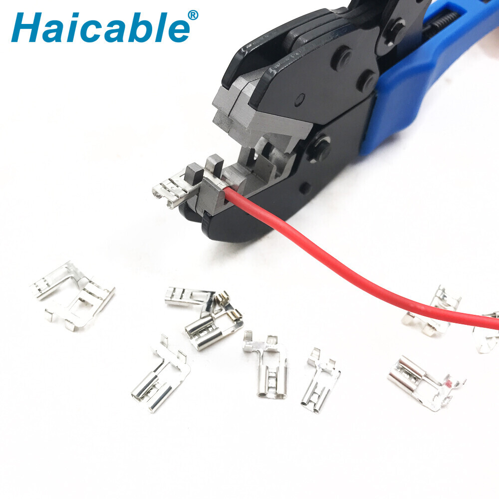 Non-Insulated 90°Flag Terminals Crimping Tools LX-0506FL