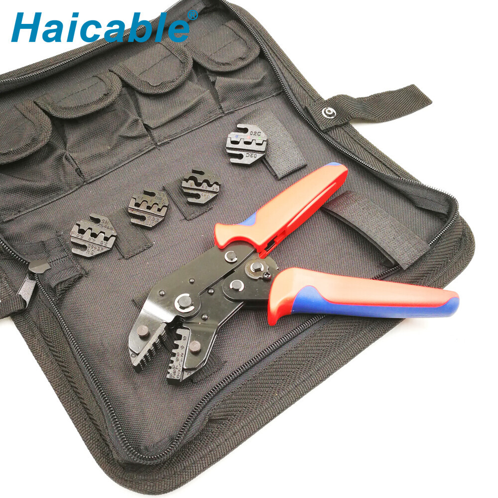 Tab 2.8 4.8 6.3/Tube/Photovoltaic/insuated Terminals Crimping Tool Set KIT-48BSN