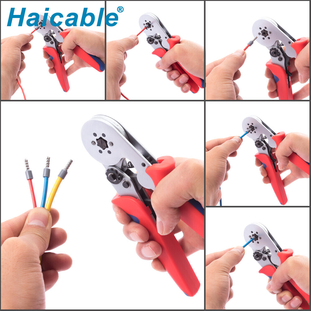Cord End Sleeve and Wire Ferrules Crimping Tools LXC8 6-6/6-6R