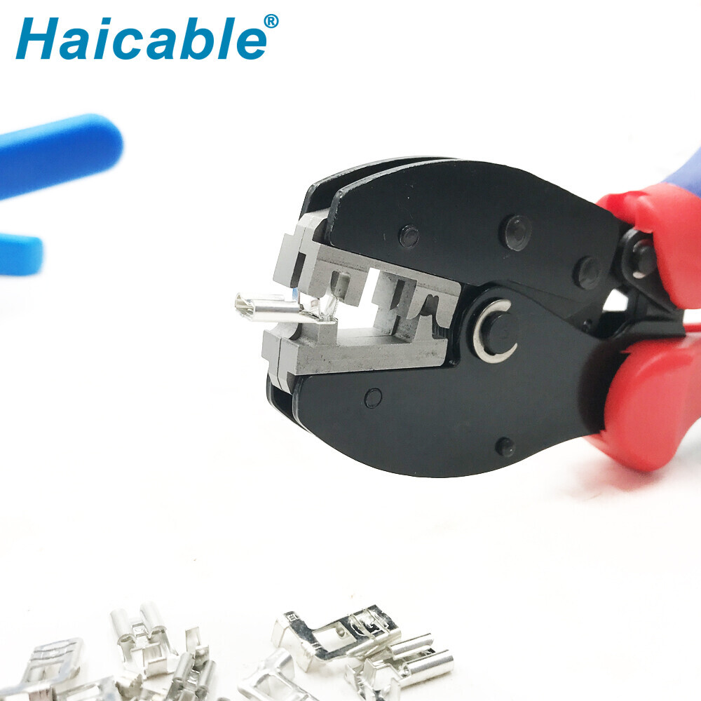 Non-Insulated 90°Flag Terminals Crimping Tools LY-0506FL