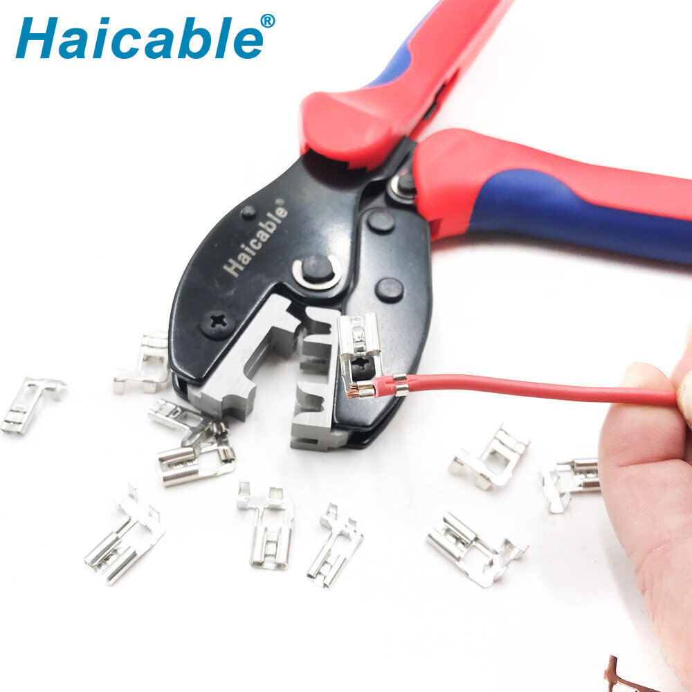 Non-Insulated 90°Flag Terminals Crimping Tools LY-0506FL