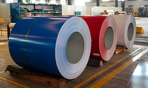 Color coated roll