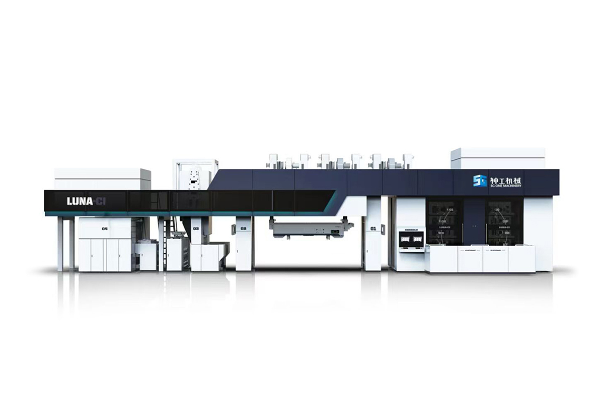 The core features of a fully servo satellite flexographic printing machine