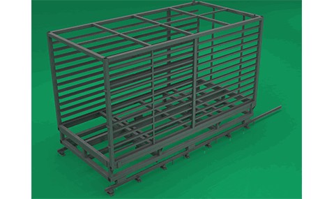 Mobile-material-rack-trolley
