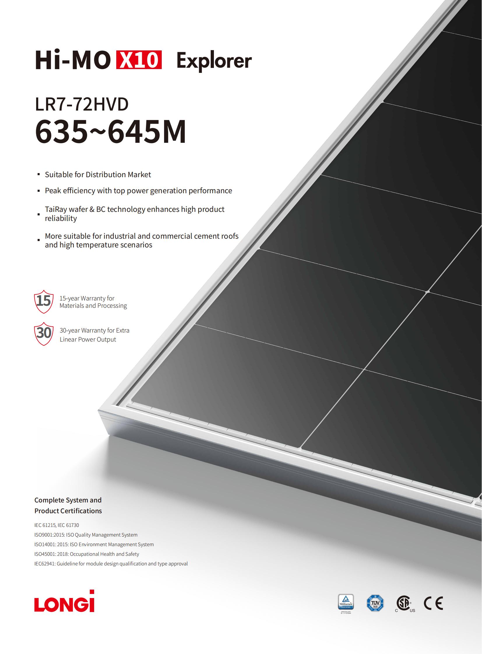 HiMo X10 LR7-72HVH630-650M