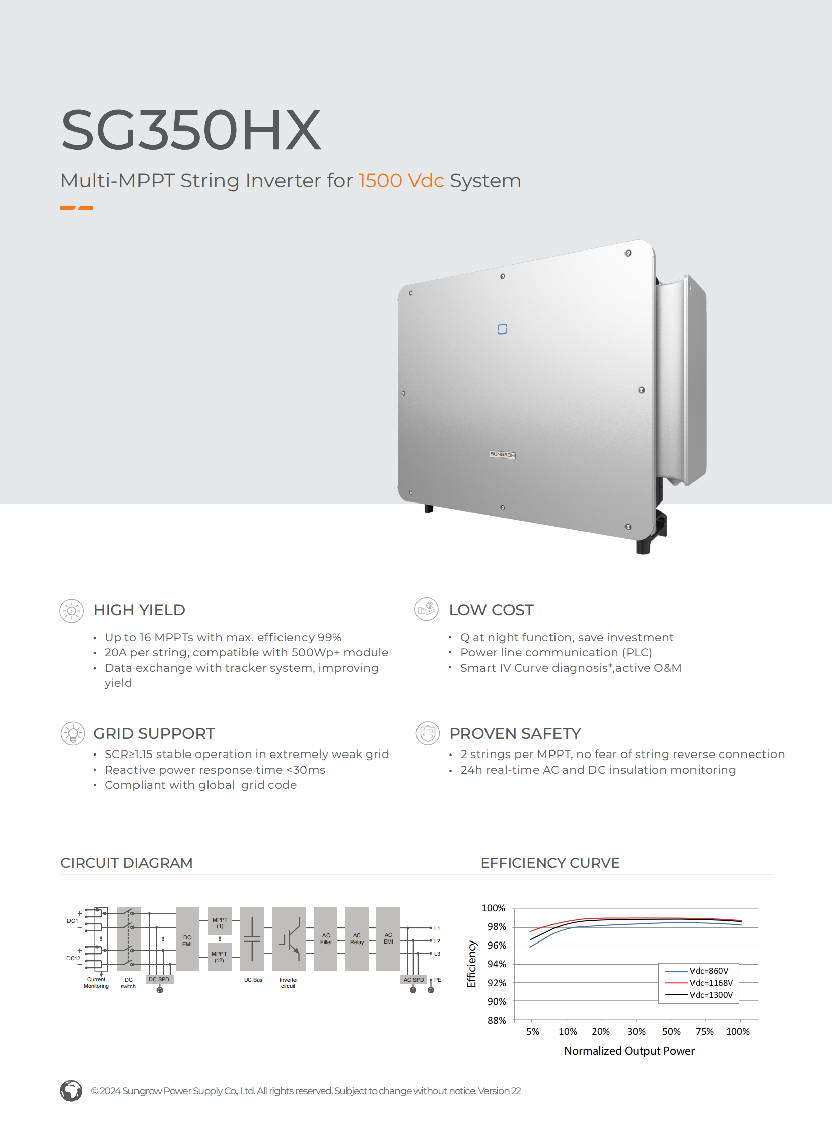 Ongrid SG350HX