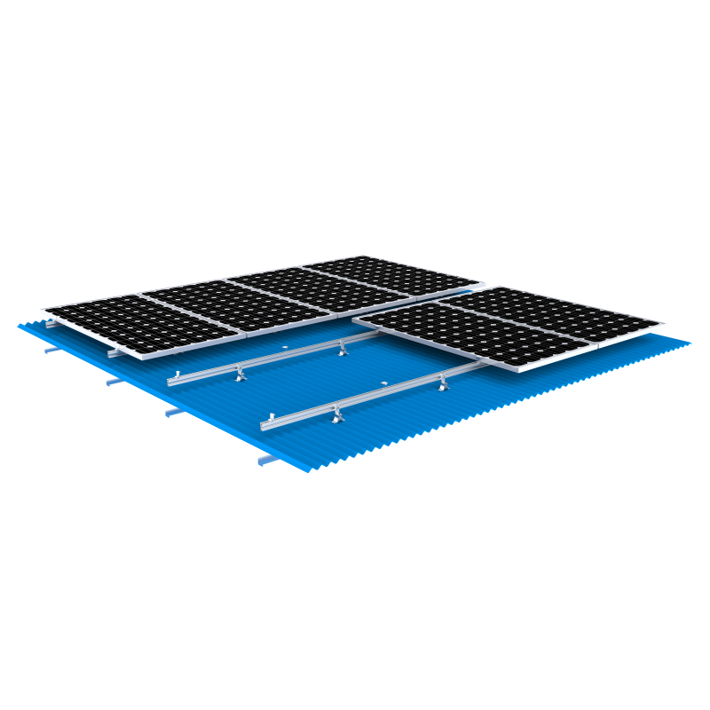 TonKor TSR-W01 Corrugated Metal Roof Solar Mounting System
