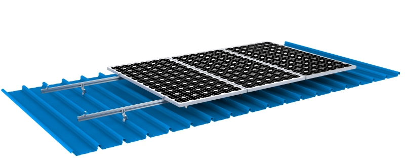 TonKor Metal Roof Solar Railing System – Non-Penetrating Clamp Mount