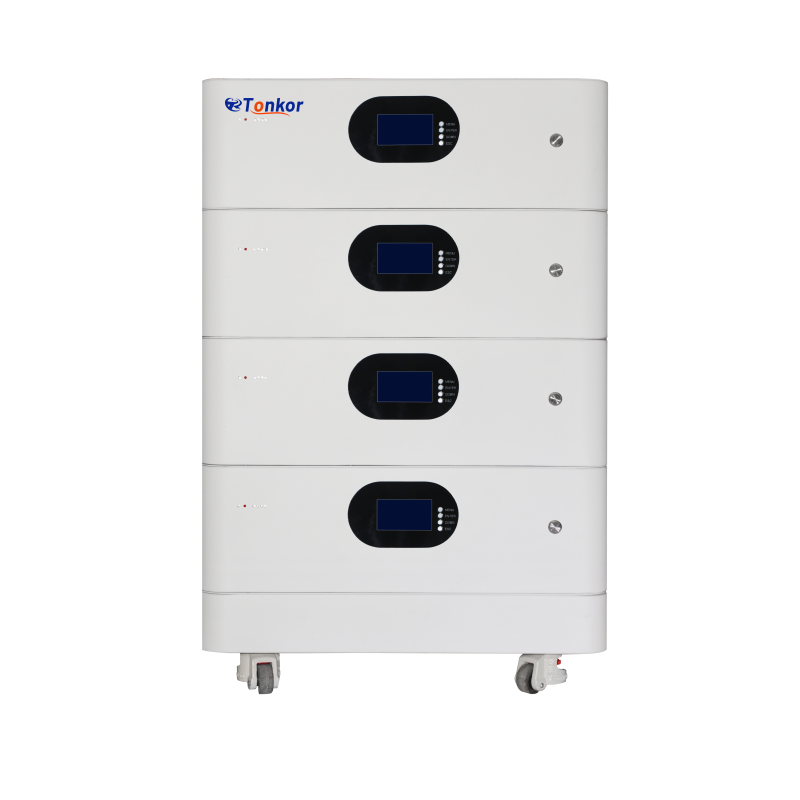 TonKor Stack20K 20kWh 51.2V Stackable LiFePO4 Battery Module with LCD and CAN RS485 Communication TonKor Stack20K 20kWh 51.2V Stackable LiFePO4 Battery Module with LCD and CAN RS485 Communication