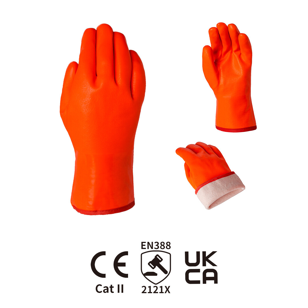 Long-tube cuffs, anti-cutting, grade 5 chemical-proof PVC gloves Long-tube cuffs, anti-cutting, grade 5 chemical-proof PVC gloves