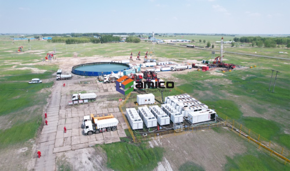 AMICO gas generator set for hydraulic fracking operations in China