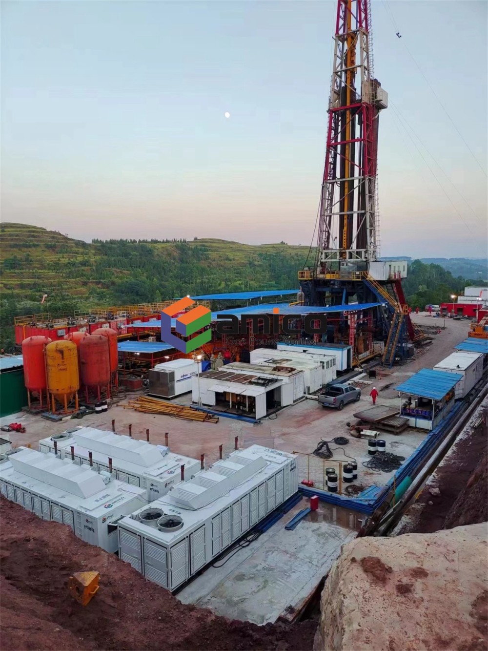2 gas power generation in oil and gas field drilling rigs 
