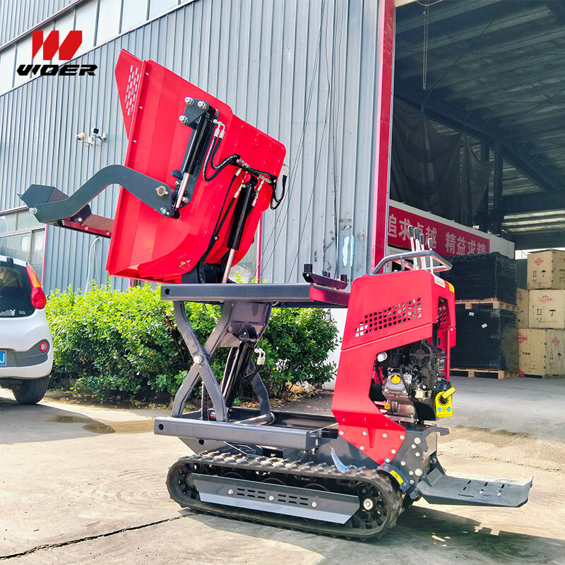Garden Rubber Track All Terrain Hydraulic Mini Tracked Dumper
