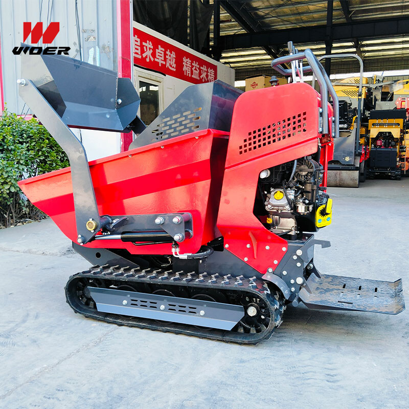 Garden Rubber Track All Terrain Hydraulic Mini Tracked Dumper