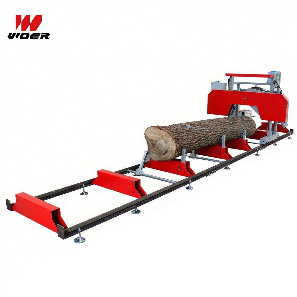 Industrial Electric Diesel Wood Cutting Bandsaw Horizontal Sawmill
