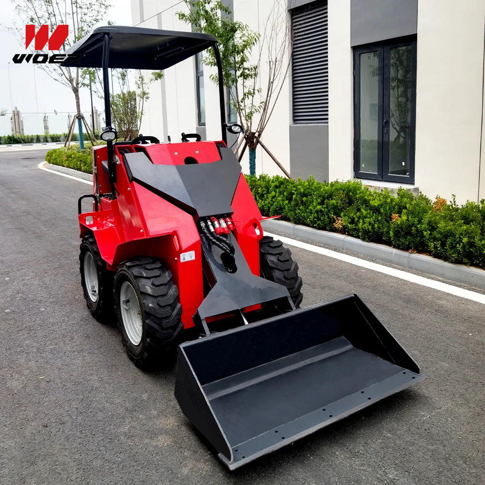 mini skid steer loader with attachments