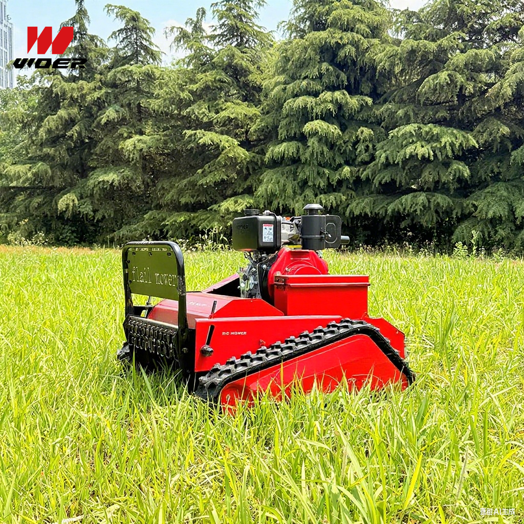 Autonomous Gas Self Propelled Remote Control Lawn Mowers