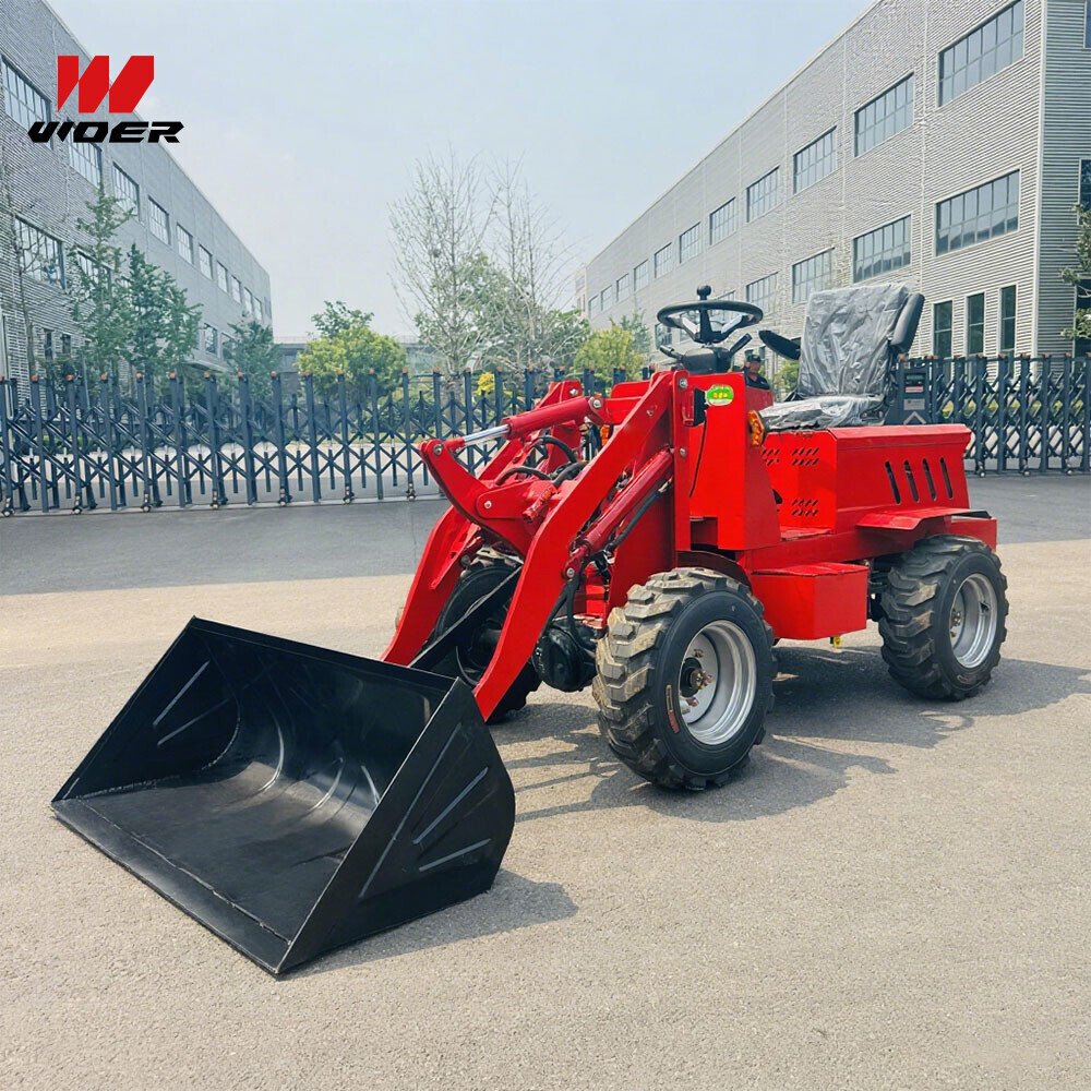 Chinese Small Wheeled Mini Electric Compact Loader Bucket Ride On