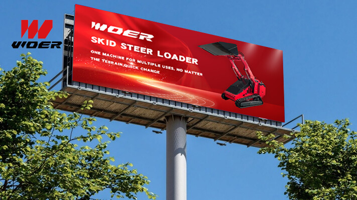 Woer crawler skid steer loader ads appear on American streets Woer crawler skid steer loader ads appear on American streets