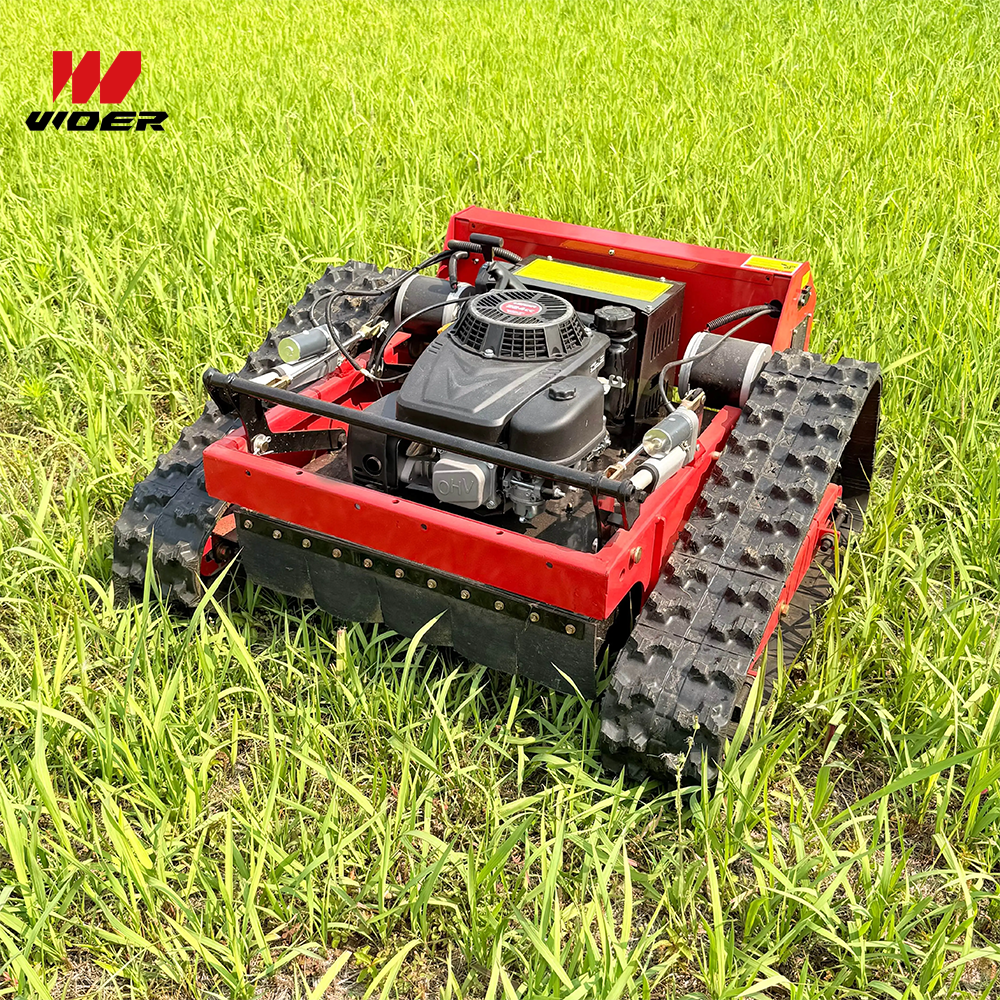 Remote Control Track Lawn Mower Professional Gas Power