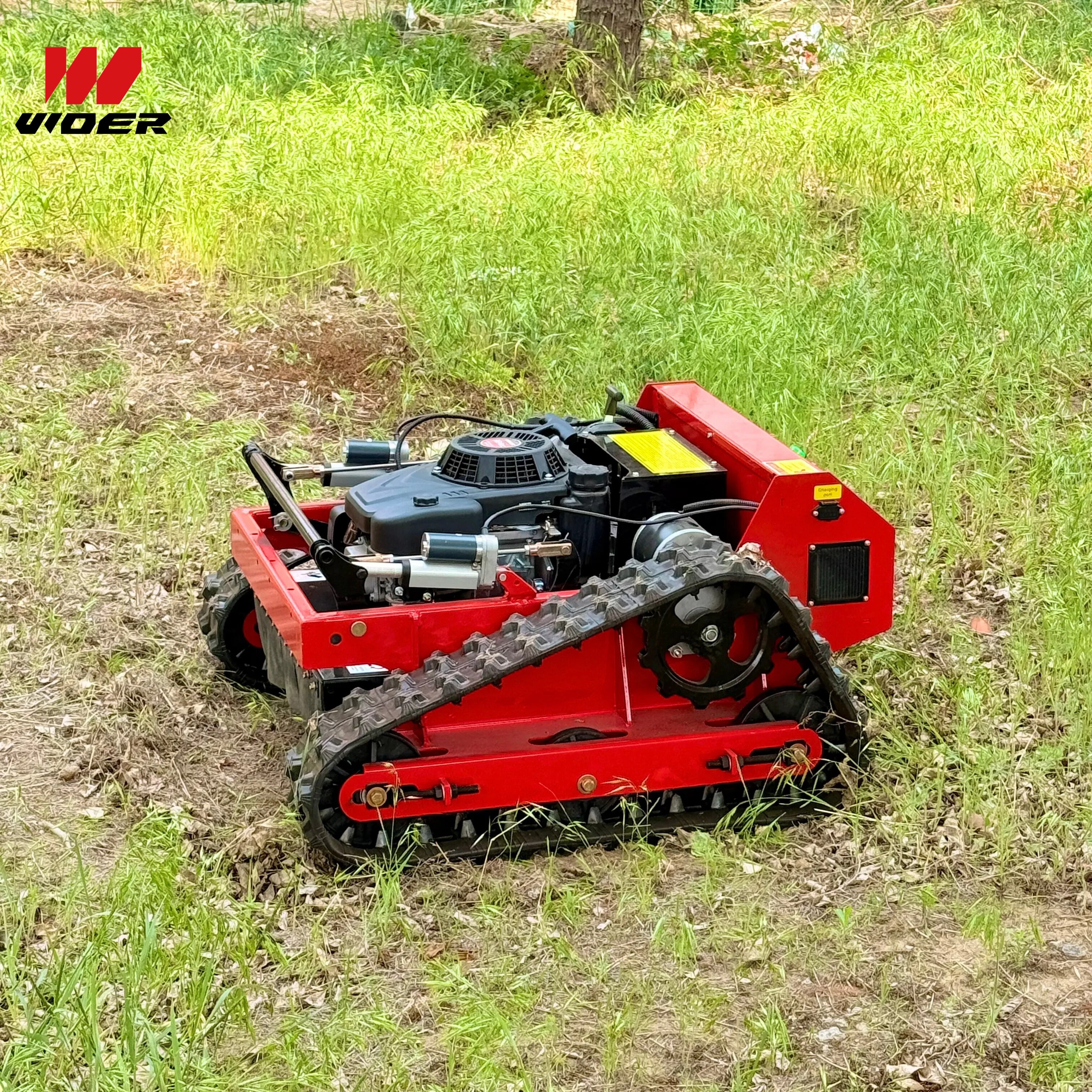 Remote Control Farm Lawn Mower for Slope, Orchard, and Pasture Grass Cutting Remote Control Farm Lawn Mower for Slope, Orchard, and Pasture Grass Cutting