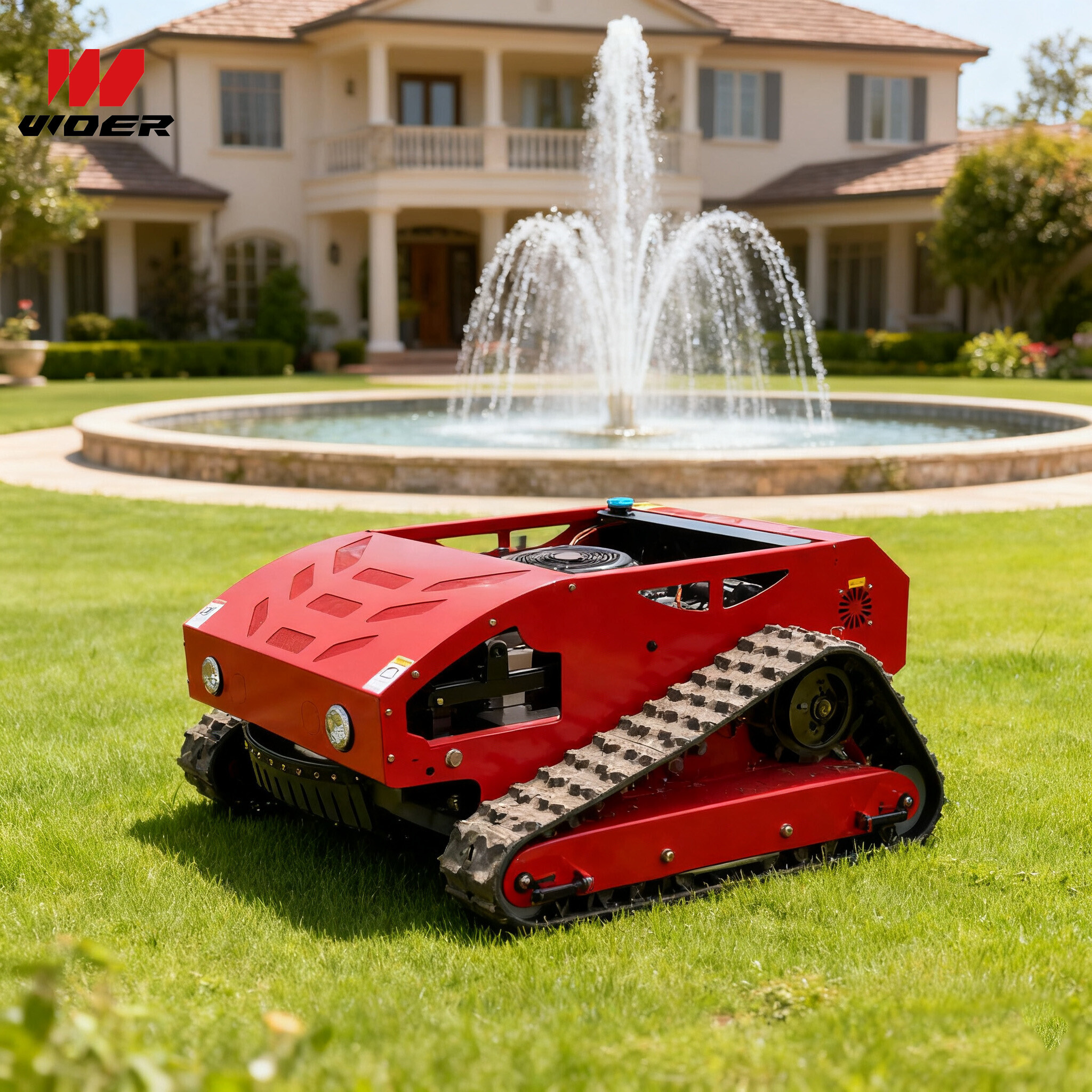 diesel remote control lawn mower robot