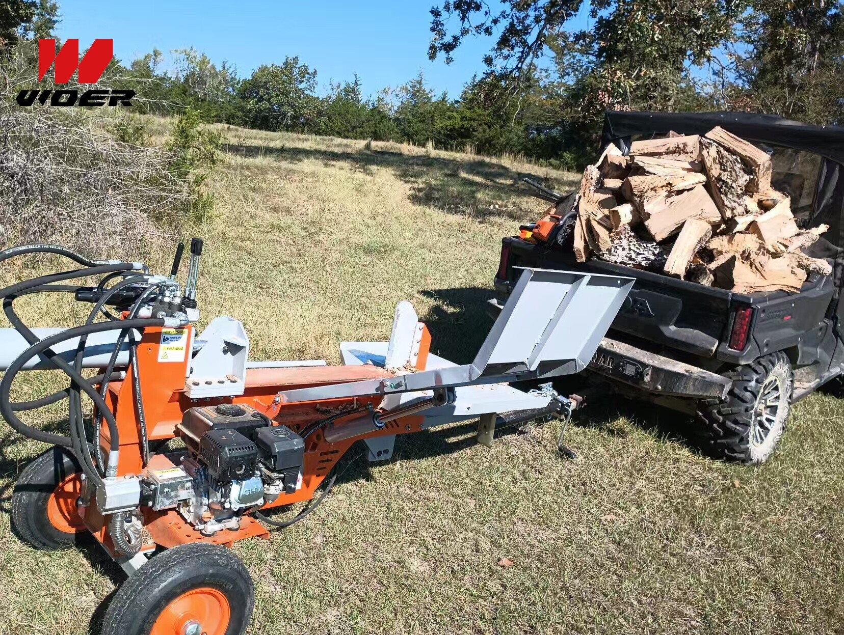 35 Ton Log Splitter for Sale | Wooden Crate Packing & Fast Shipping to Germany