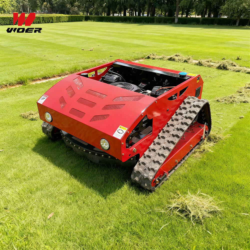china robot remote-controlled petrol lawn mower