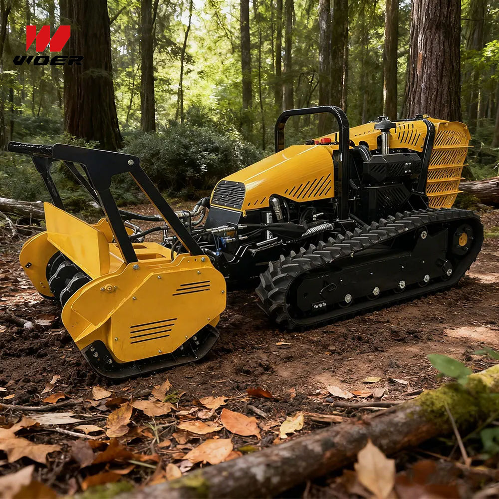 Remote Control Forestry Shredder To Mulcher