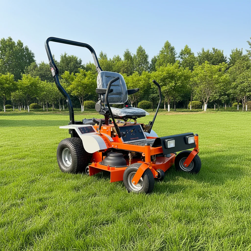 Riding Zero Turn Lawn Mower Small Gasoline Powered Ride On Mower For Sale