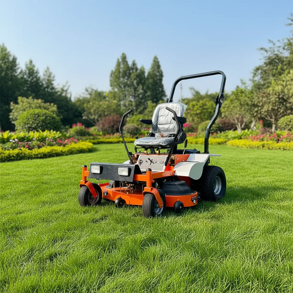 Gasoline Engine Ride On Grass Cutting  Zero Turn Lawn Mower