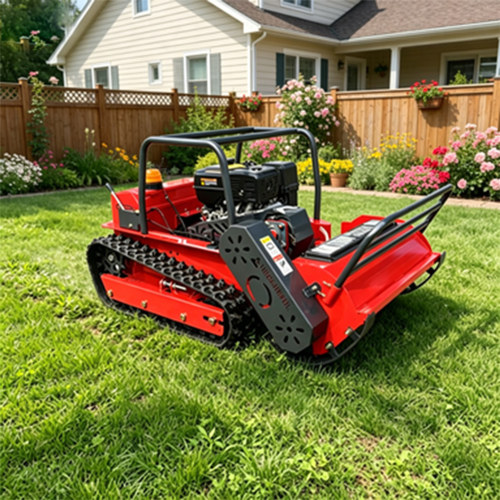 Hybrid Power Gasoline Electric Multi Terrain Robot Lawn Mower