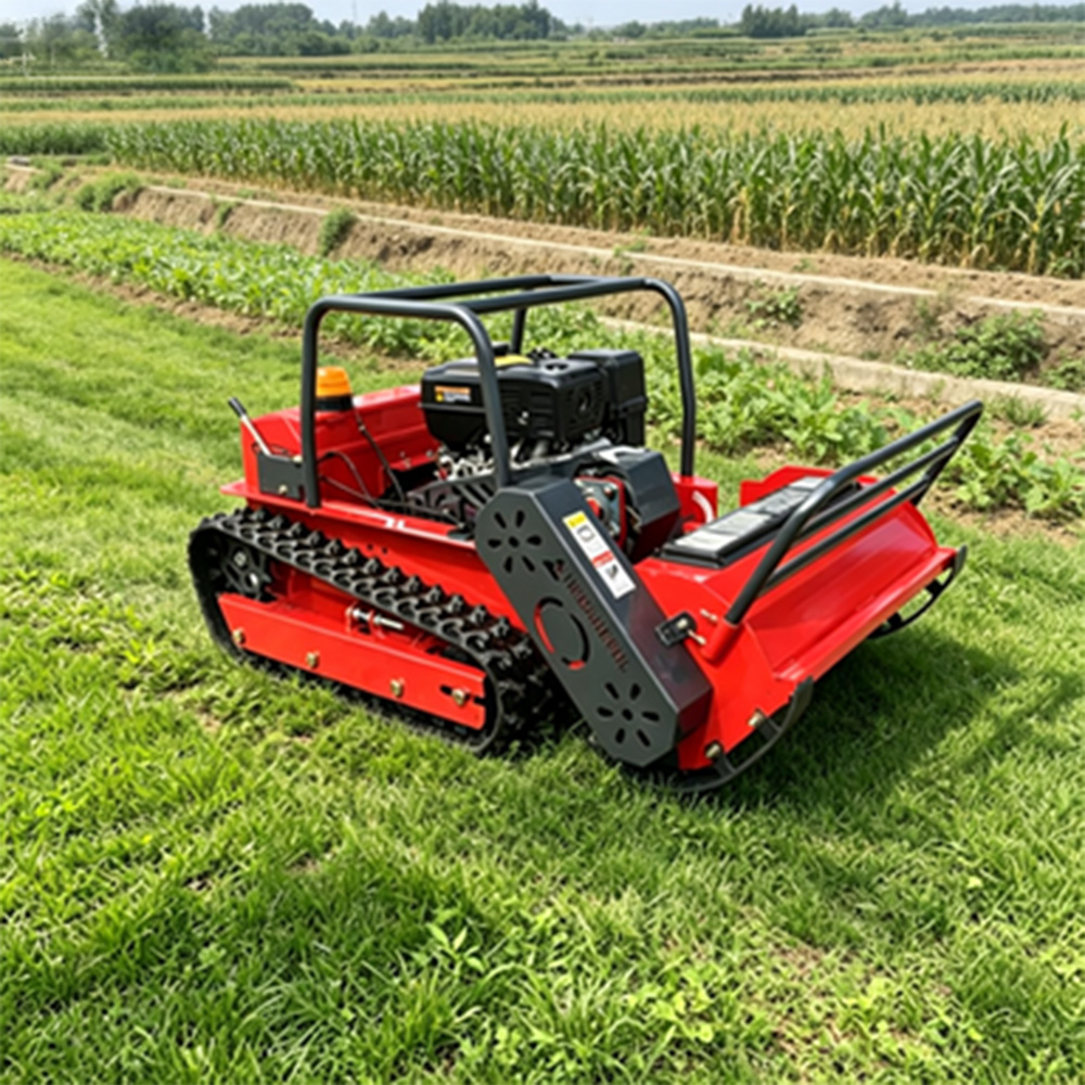 Hybrid Power Gasoline Electric Multi Terrain Robot Lawn Mower