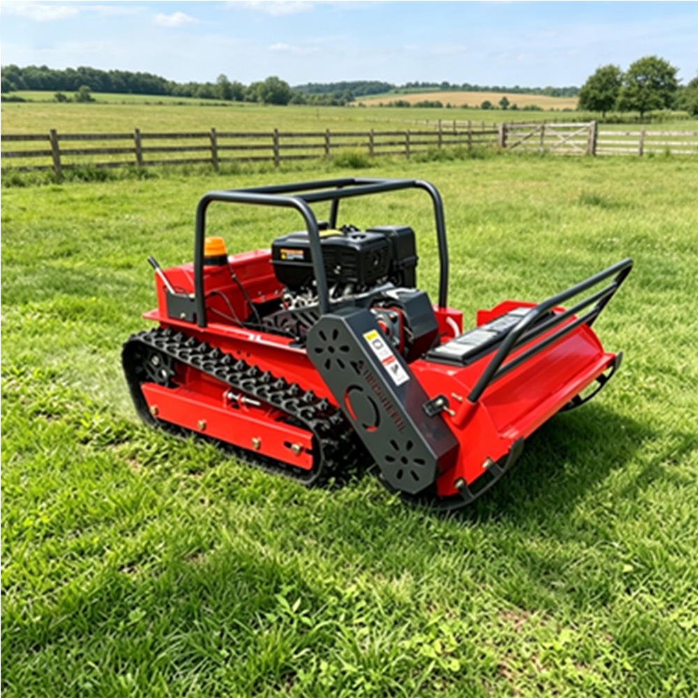 Gasoline Hybrid Power Professional Industrial Remote Control Lawn Mower