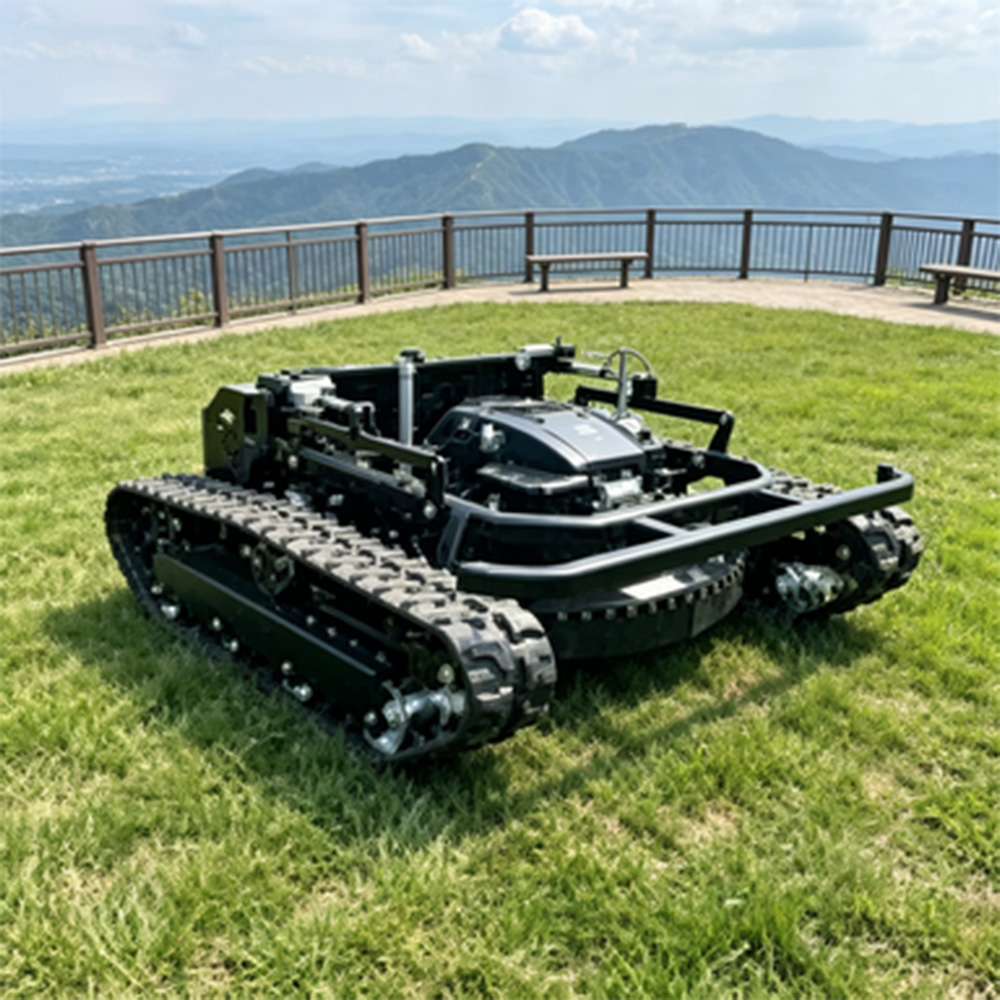 Reliable Efficient Cost Effective All Terrain Crawler Track Hybrid Power Lawn
