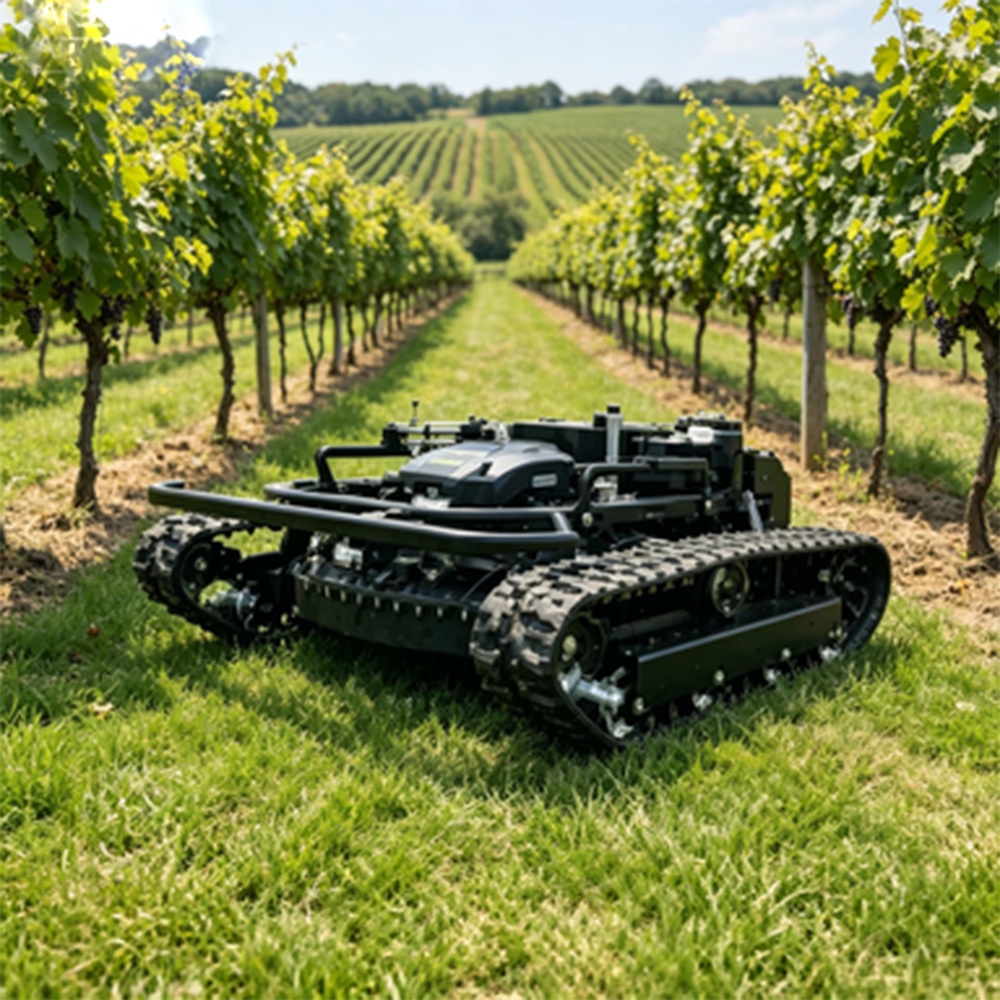 Reliable Efficient Cost Effective All Terrain Crawler Track Hybrid Power Lawn