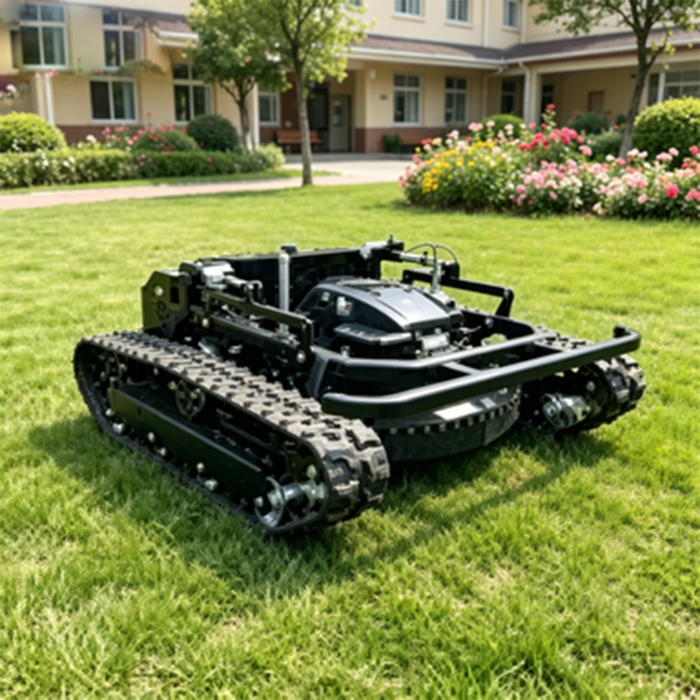 Reliable Efficient Cost Effective All Terrain Crawler Track Hybrid Power Lawn
